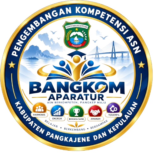 Logo BANGKOM HEBAT BKPSDM Pangkep
